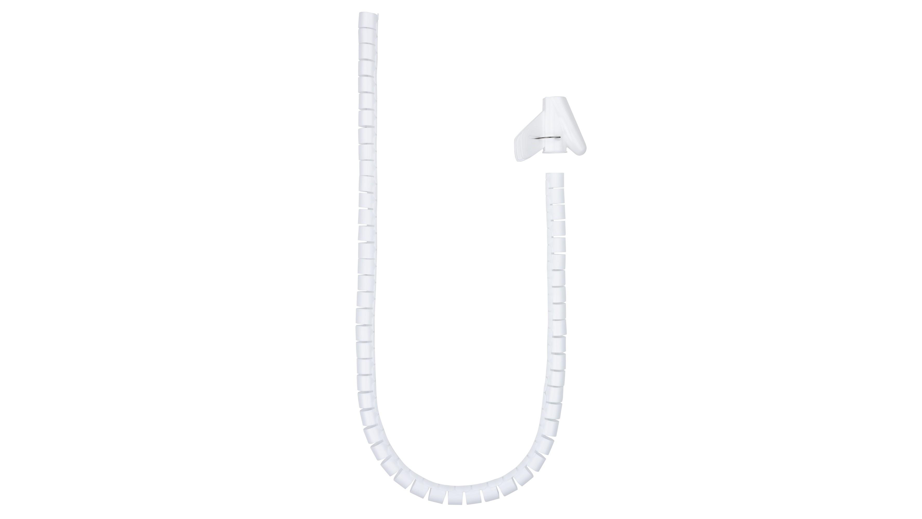 ORGANIZADOR DE CABLES FLEXIBLE NANOCABLE 3M 25MM COLOR BLANCO