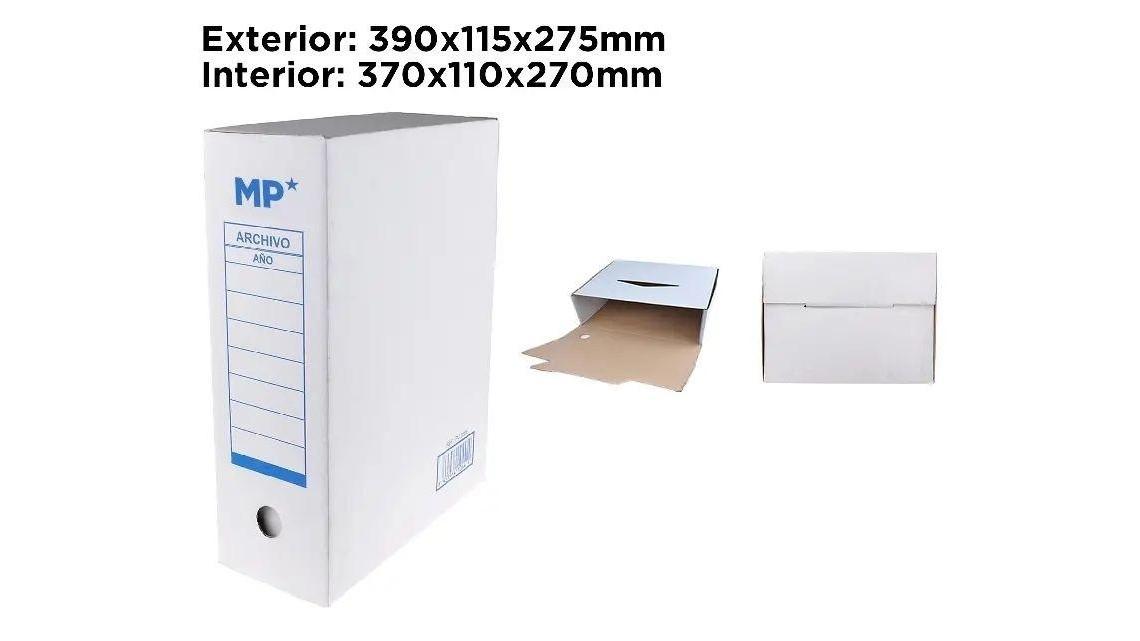ARCHIVADOR DEFINITIVO TAMAÑO FOLIO PROLONGADO MP