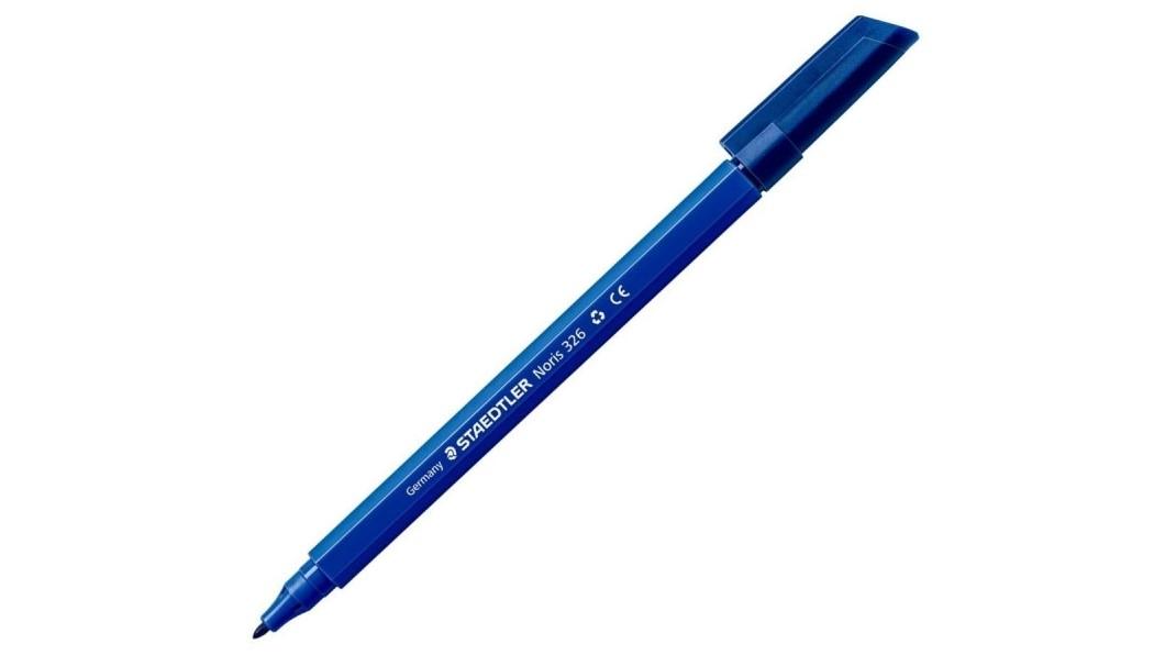 ROTULADOR FIBRA STAEDTLER 326 NORIS CLUB COLOR AZUL