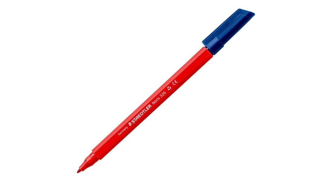 ROTULADOR FIBRA STAEDTLER 326 NORIS CLUB COLOR ROJO