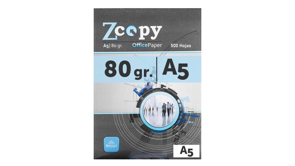 PAQUETE PAPEL ZCOPY DIN A5 80 GRAMOS 500 HOJAS