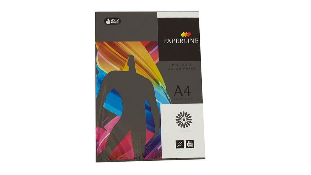 PAQUETE 500 HOJAS PAPEL PAPERLINE A4 80 GRS COLOR NEGRO - IT 401
