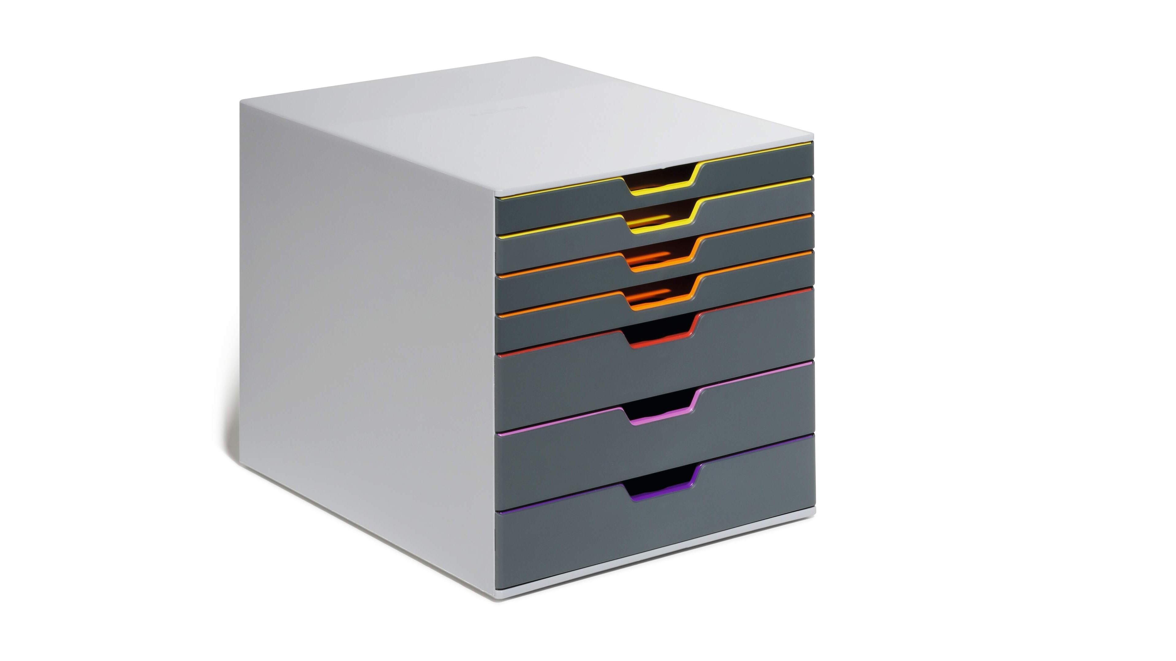 MODULO CAJONERA DURABLE VARICOLOR 7 CAJONES