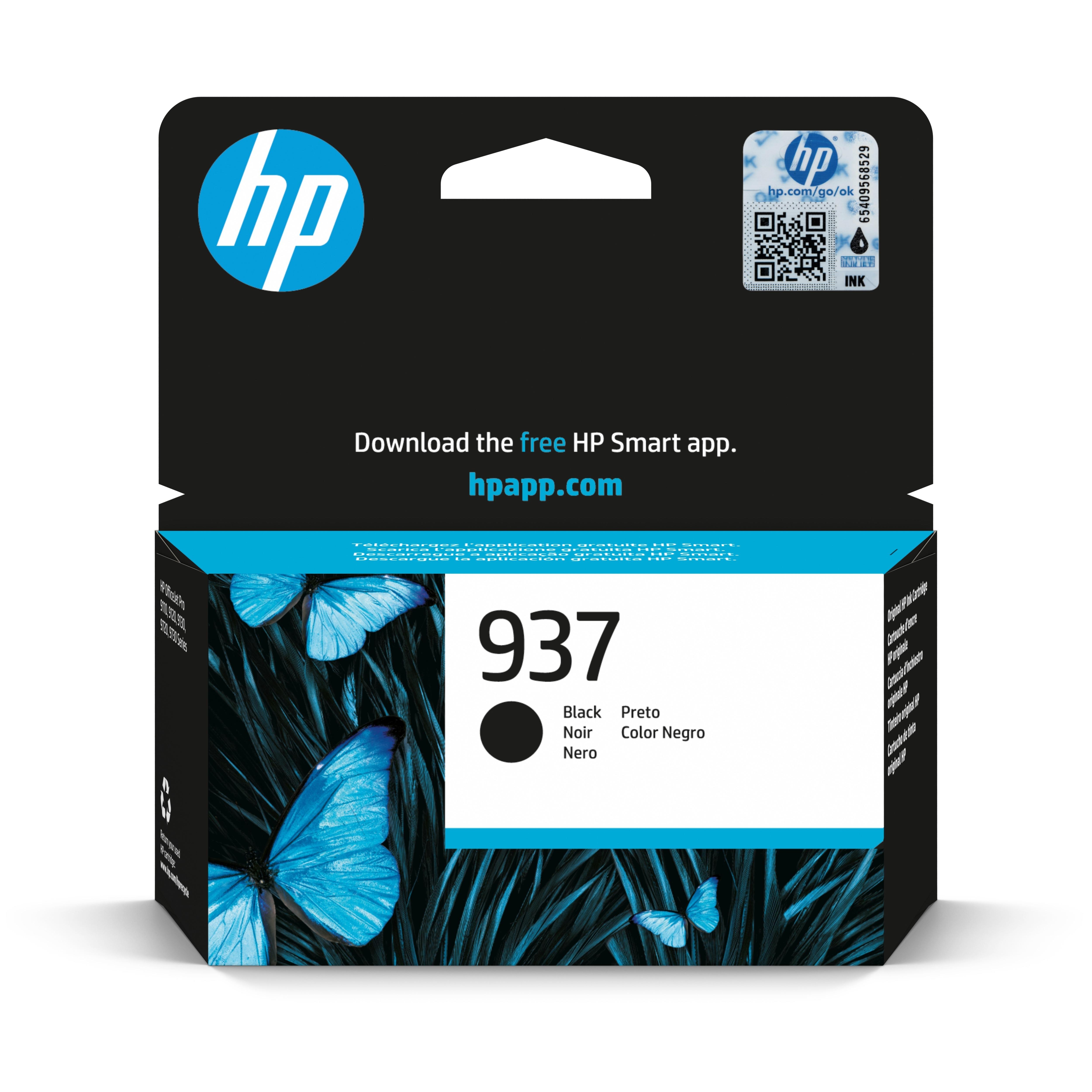 CARTUCHO HP 937 NEGRO 4S6W5NE