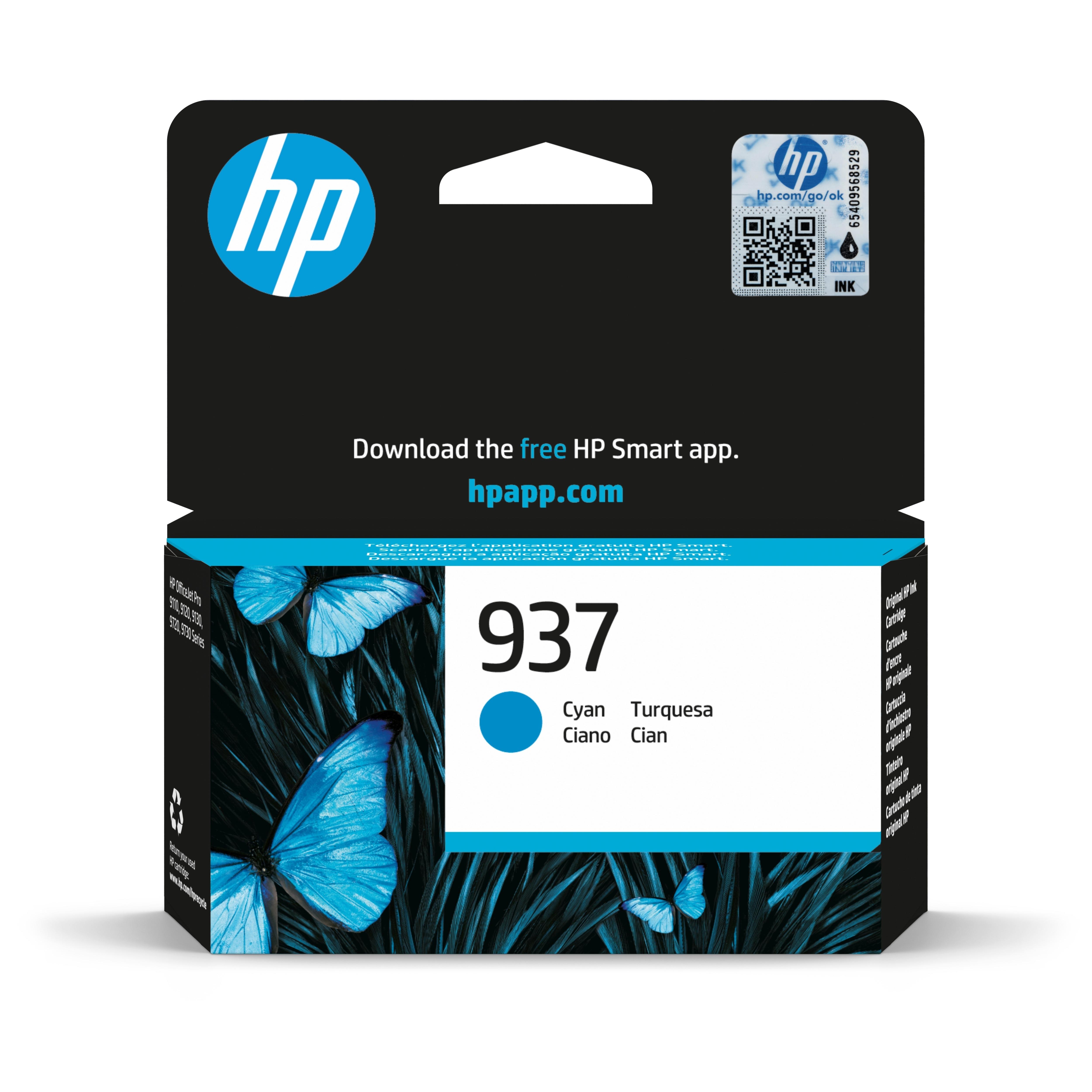 CARTUCHO HP 937 CYAN 4S6W2NE