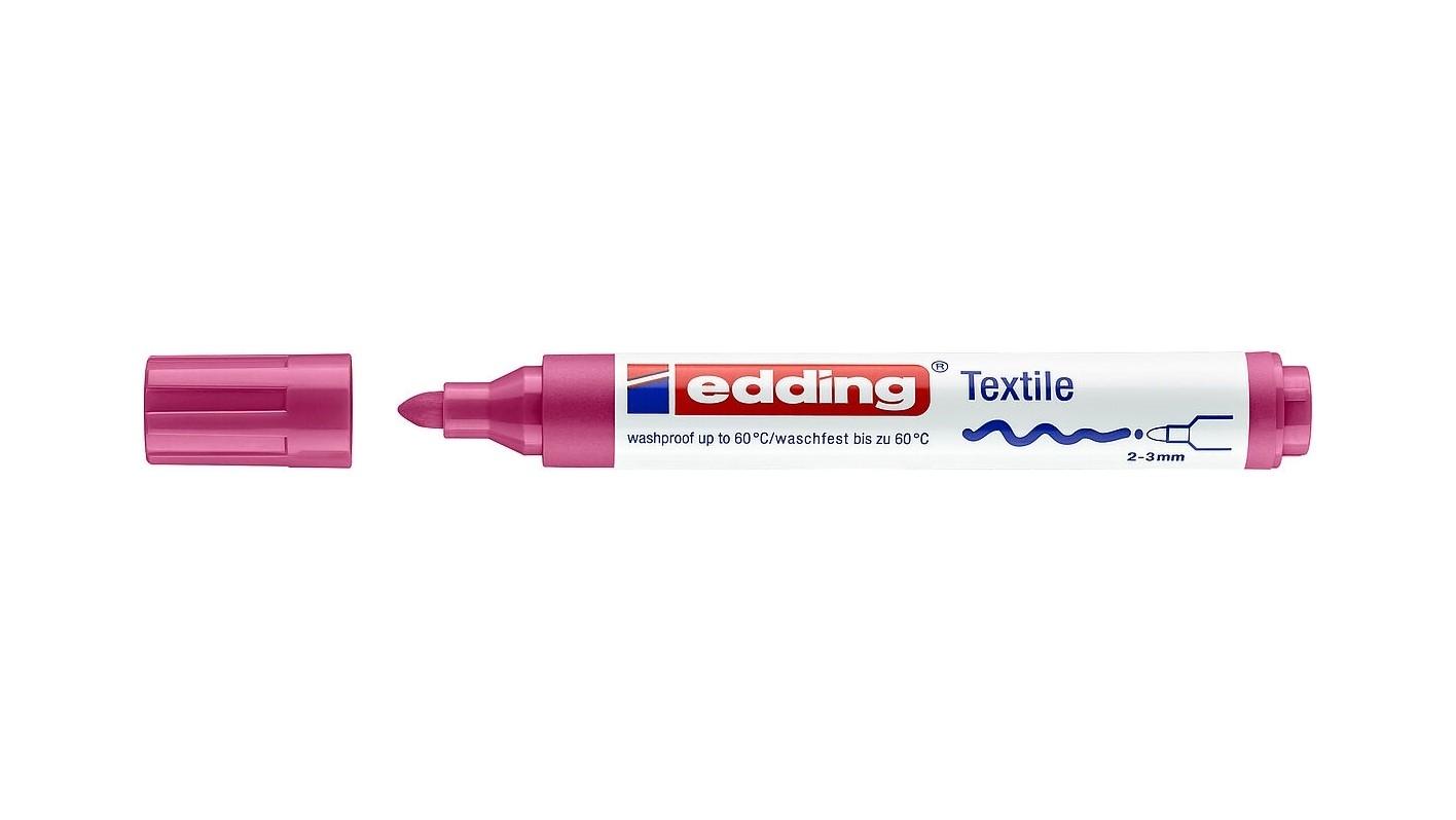 ROTULADOR EDDING 4500 MARCADOR TEXTIL COLOR CARMIN
