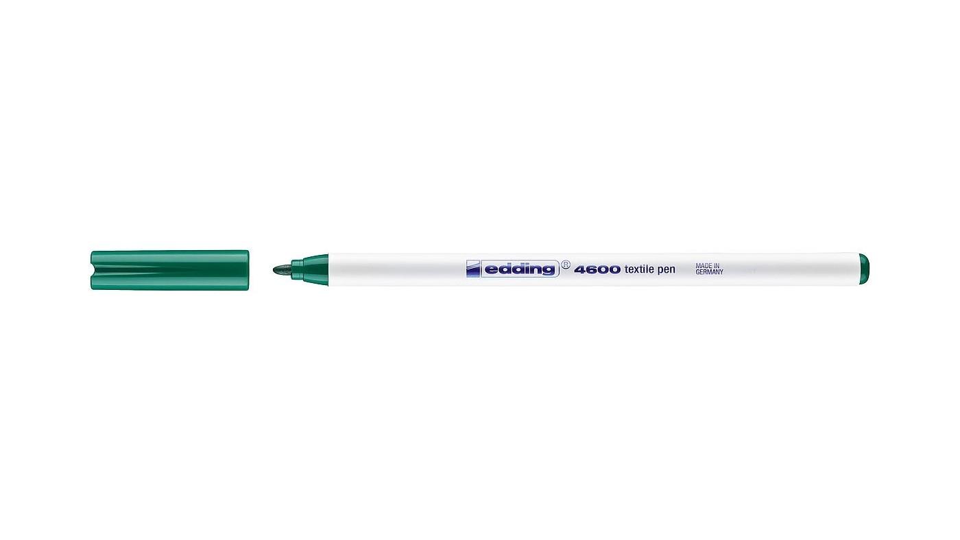 ROTULADOR EDDING 4600 MARCADOR TEXTIL FINO COLOR VERDE
