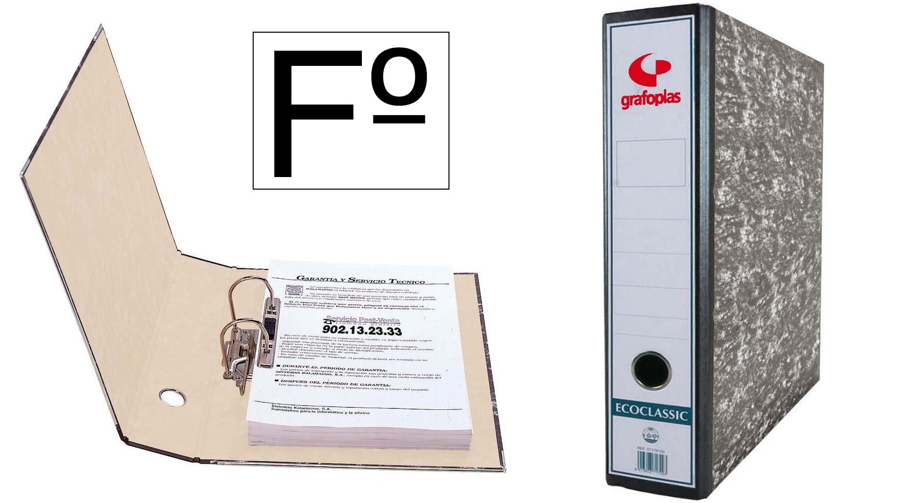ARCHIVADOR AZ ECOCLASSIC FOLIO GRAFOPLAS