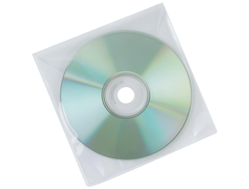 SOBRE PARA CD Q-CONNECT POLIPROPILENO CON SOLAPA -PACK DE 50 UNIDADES COD 31729