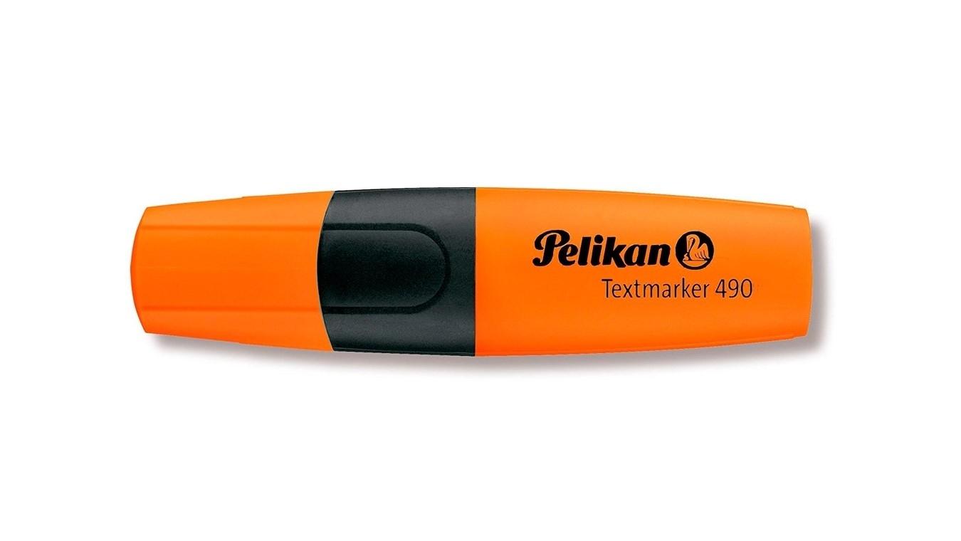 ROTULADOR FLUORESCENTE PELIKAN TEXTMARKER 490 COLOR NARANJA