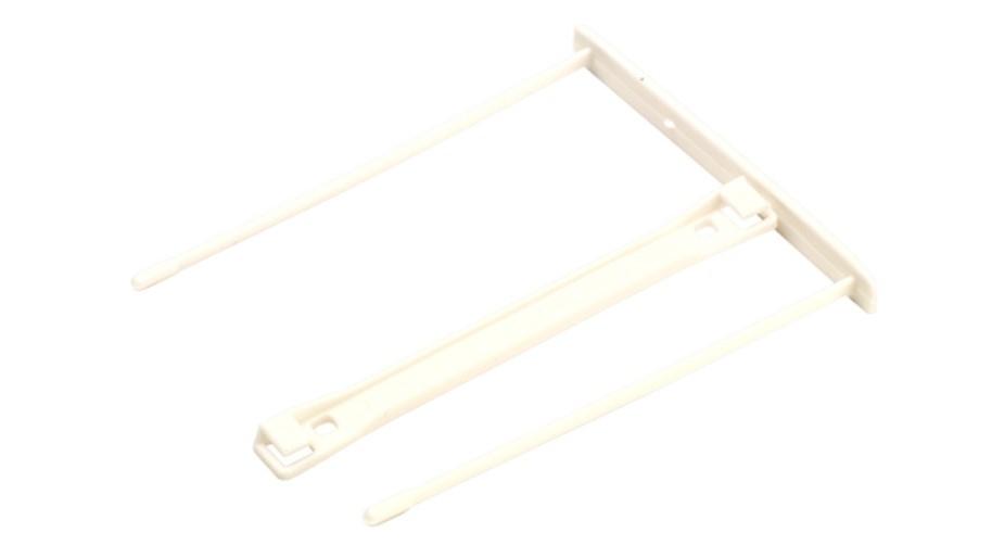 CAJA 100 FASTENERS PLASTICO FELLOWES BANKERS BOX PRO CLIP 100MM COLOR BLANCO