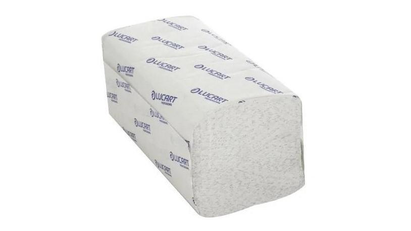 PAQUETE DE 190 TOALLAS SECAMANOS 2 CAPAS 21X21 CM LUCART STRONG V 2 PLEGADAS EN V