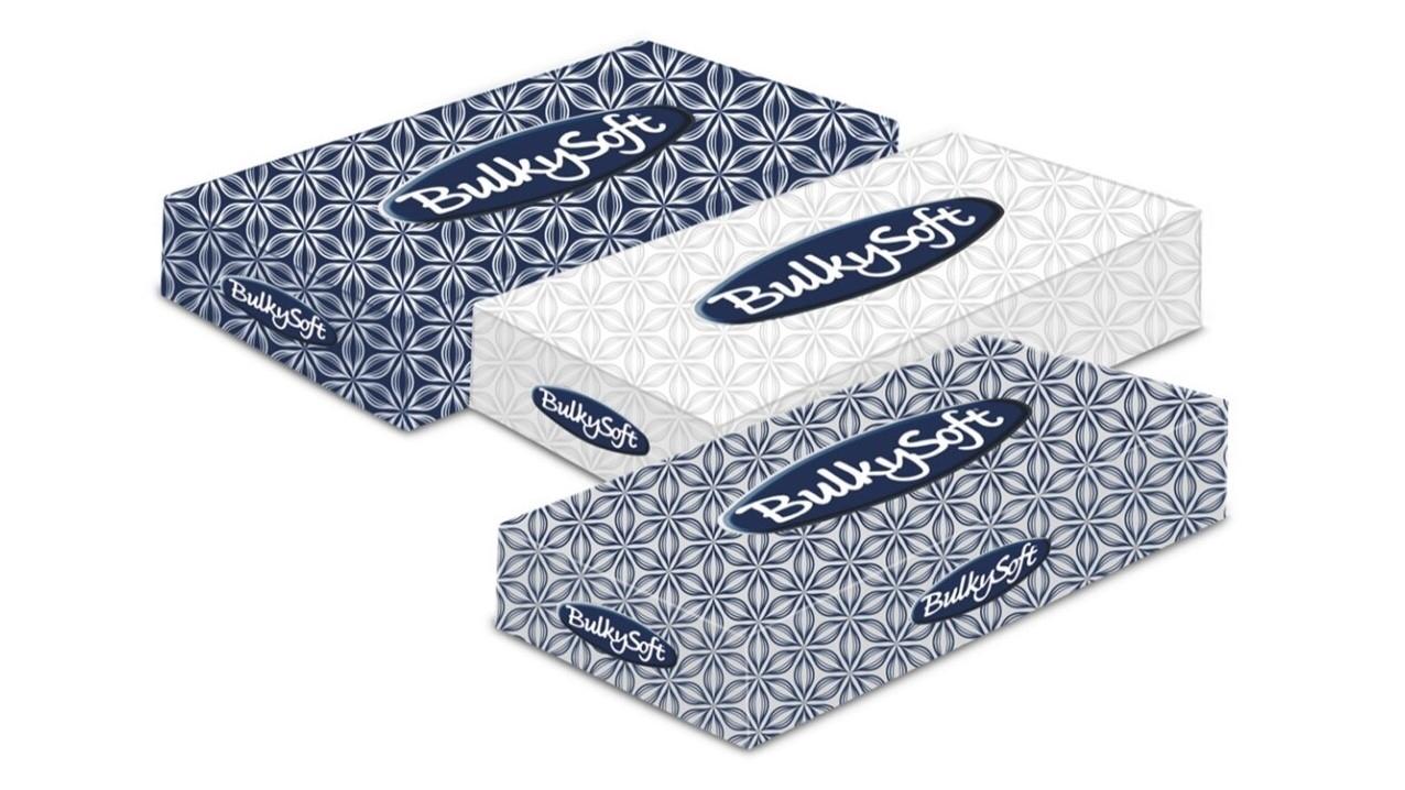 CAJA 100 PAÑUELOS FACIALES BULKYSOFT 2 CAPAS