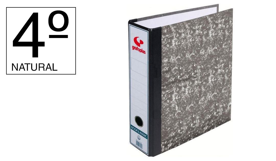 ARCHIVADOR AZ ECOCLASSIC CUARTO NATURAL GRAFOPLAS