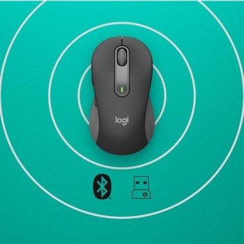 RATON LOGITECH M650 DERECHO TALLA M INALAMBRICO COLOR GRAFITO