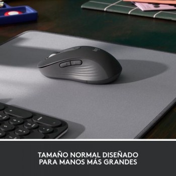 RATON LOGITECH M650 DERECHO TALLA L INALAMBRICO COLOR GRAFITO