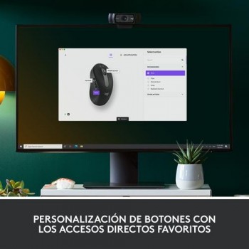 RATON LOGITECH M650 DERECHO TALLA L INALAMBRICO COLOR GRAFITO