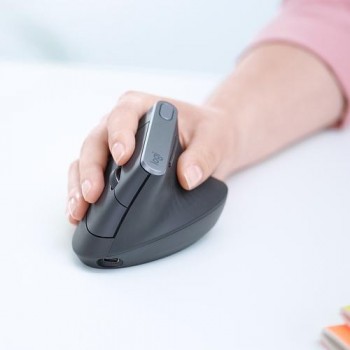 RATON ERGONOMICO LOGITECH MX VERTICAL AVANZADO INALAMBRICO COLOR NEGRO