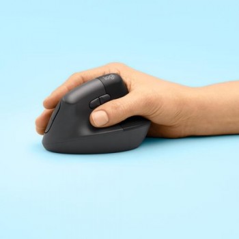 RATON ERGONOMICO LOGITECH LIFT VERTICAL INALAMBRICO COLOR NEGRO / GRIS