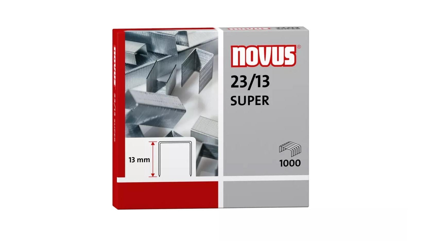 CAJA 1.000 GRAPAS NOVUS 23/13 SUPER