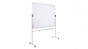 PIZARRA BLANCA ROCADA DOBLE CARA LACADA MAGNETICA 150X120 + SOPORTE VOLTEABLE