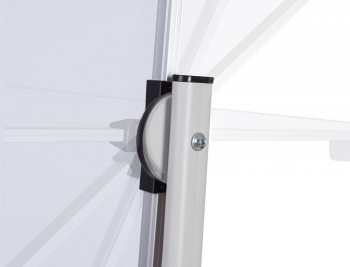 PIZARRA BLANCA ROCADA DOBLE CARA LACADA MAGNETICA 150X120 + SOPORTE VOLTEABLE