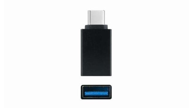 ADAPTADOR NANOCABLE USB C MACHO A USB A 3.1 HEMBRA COLOR NEGRO