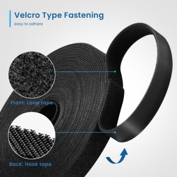 ROLLO BRIDA EWENT HOOP & LOOP REUTILIZABLE ORGANIZADOR DE CABLES VELCRO 10M X 15MM