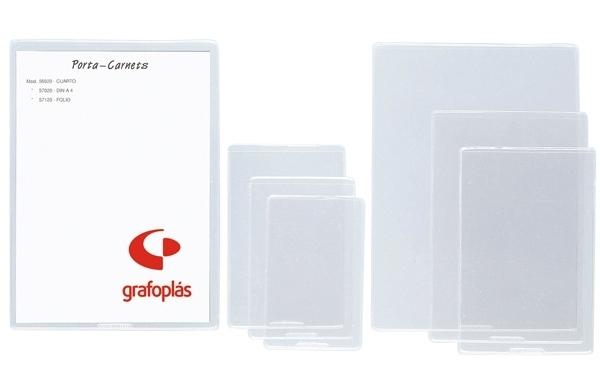 FUNDA CON REBAJE 60X95 NIF PVC FLEXIBLE 200 MICRAS GRAFOPLAS RF 05900000