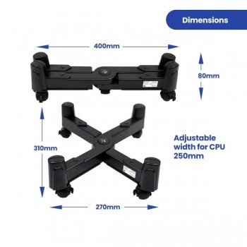SOPORTE CPU EXTENSIBLE EWENT EW1292 CON RUEDAS