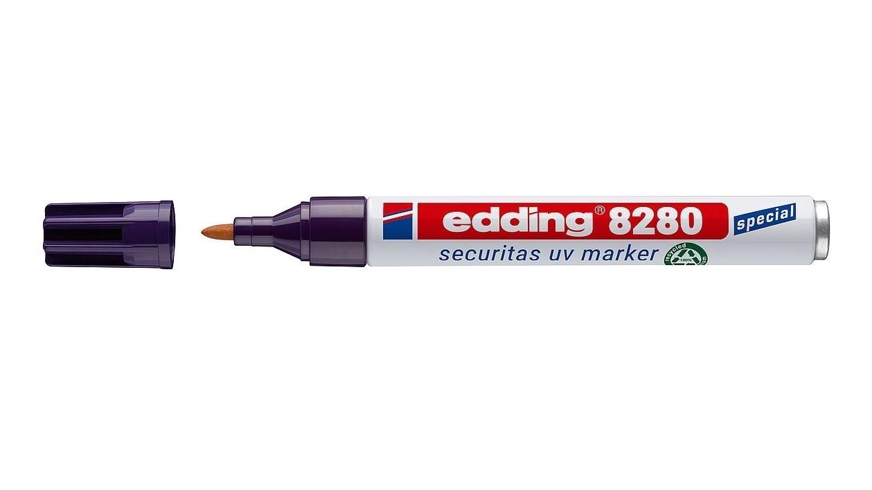 ROTULADOR EDDING MARCADOR DE SEGURIDAD VISIBLE BAJO LA LUZ ULTRAVIOLETA PUNTA REDONDA 1,5 MM