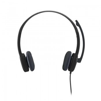 AURICULARES LOGITECH H151 ESTEREO CON MICROFONO JACK 3,5 MM COLOR NEGRO