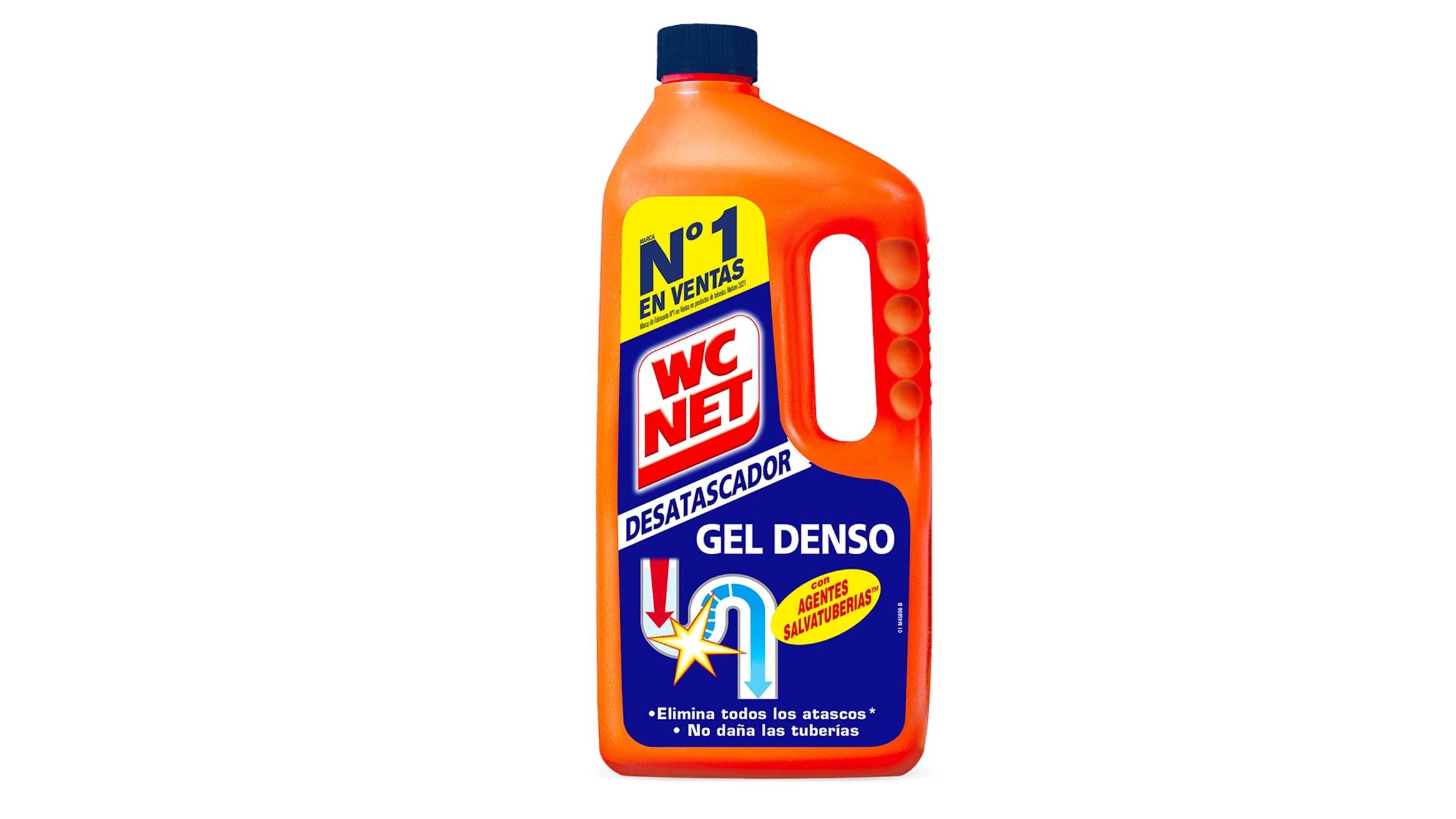 DESATASCADOR DE TUBERIAS GEL DENSO WC NET ENERGY BOTELLA DE 1 LITRO