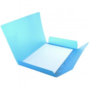 CARPETA GOMAS CON SOLAPAS A3 POLIPROPILENO TRANSLUCIDO OFFICEBOX SUPRA COLOR VERDE
