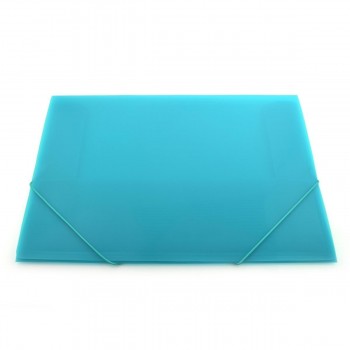 CARPETA GOMAS CON SOLAPAS A3 POLIPROPILENO TRANSLUCIDO OFFICEBOX SUPRA COLOR VERDE