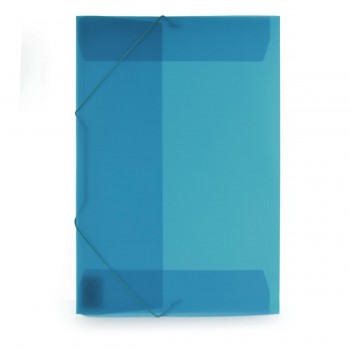 CARPETA GOMAS CON SOLAPAS A3 POLIPROPILENO TRANSLUCIDO OFFICEBOX SUPRA COLOR VERDE