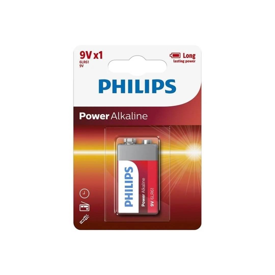 BLISTER 1 PILA PHILIPS POWER ALKALINE LR61 9V