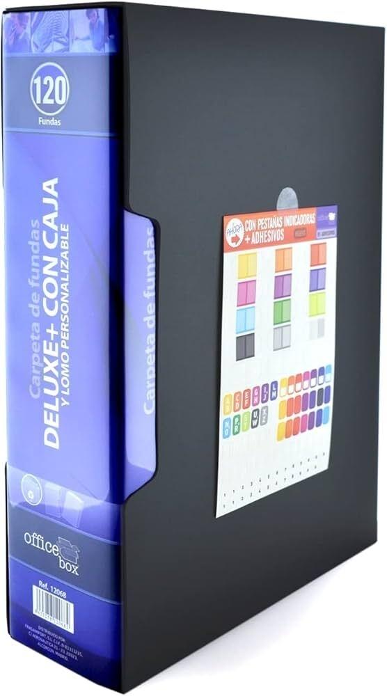 CARPETA OFFICE BOX120 FUNDAS DELUXE CON CAJA