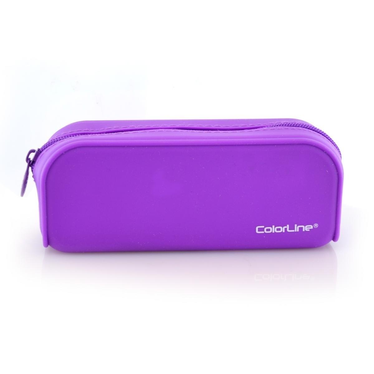 PORTATODO OFFICEBOX SILICONA CUADRADO COLORLINE MORADO