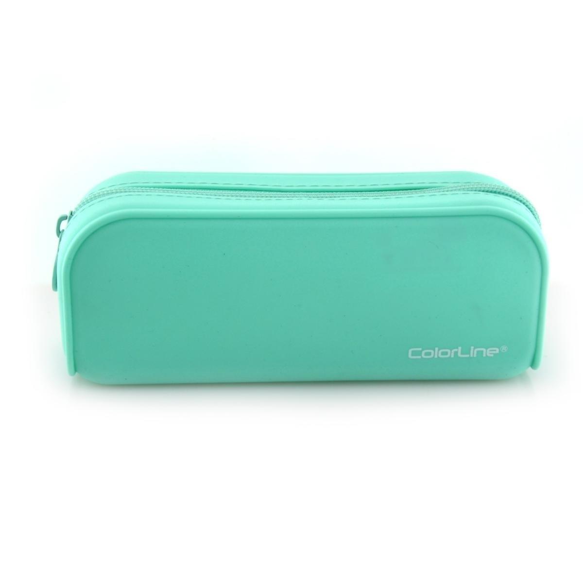 PORTATODO OFFICEBOX SILICONA CUADRADO COLORLINE TURQUESA