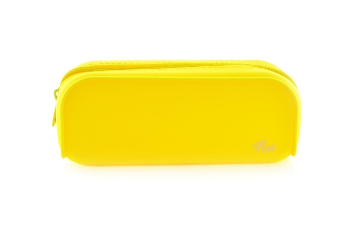 PORTATODO OFFICEBOX SILICONA CUADRADO FLUO AMARILLO