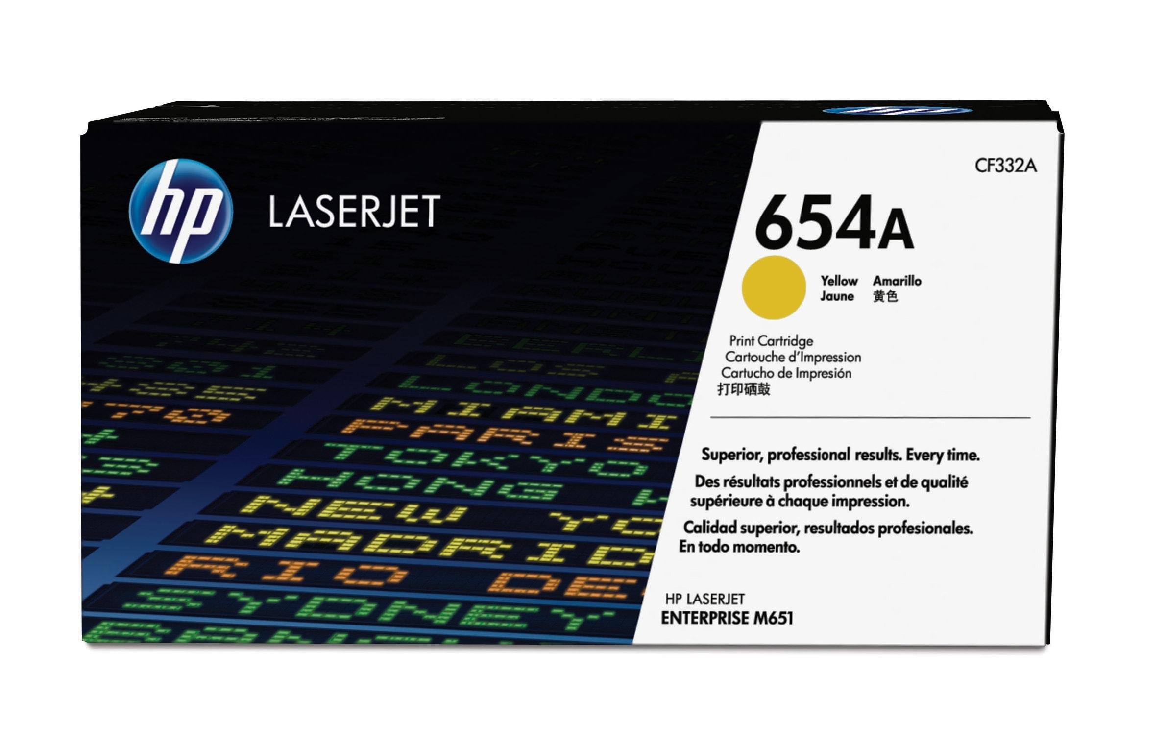 TONER HP CF332A 654A AMARILLO