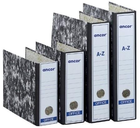 ARCHIVADOR AZ ANCOR CLASSIC DIN A4 JASPEADO NEGRO