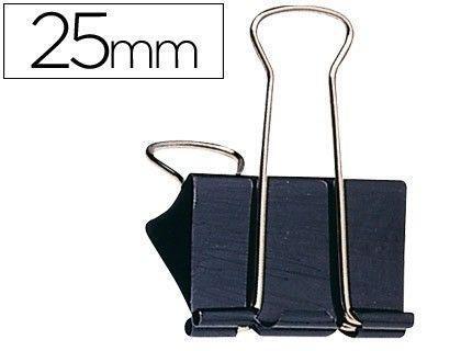 CAJA 12 PINZAS ABATIBLES 25 MM PRYSE