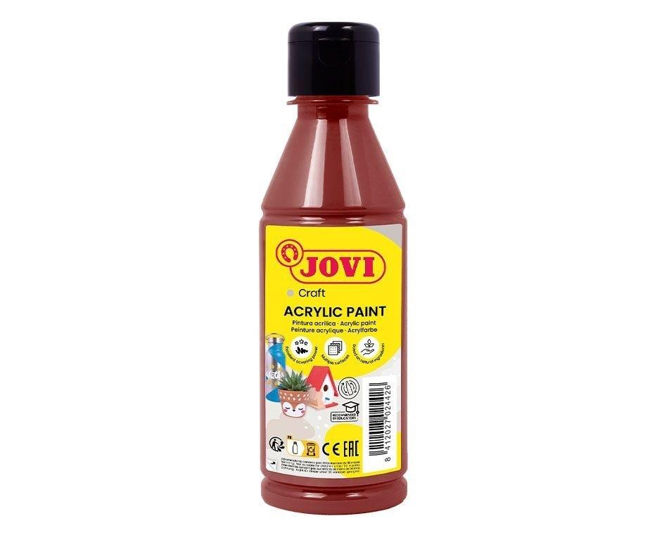 BOTELLA PINTURA ACRILICA JOVI 250 ML MARRON