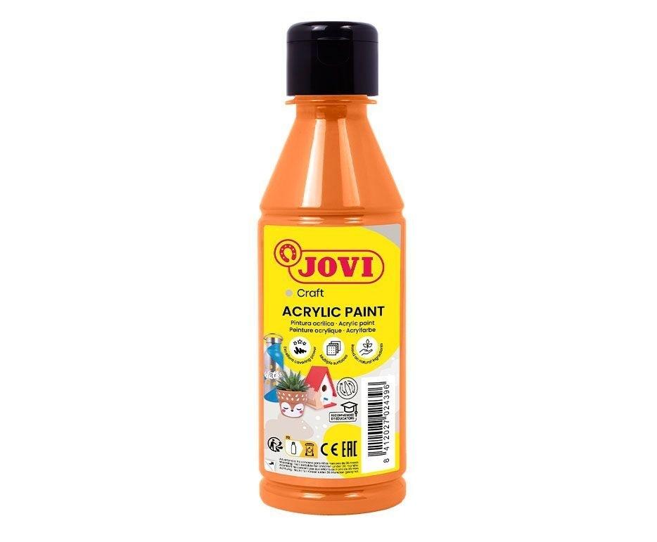 BOTELLA PINTURA ACRILICA JOVI 250 ML NARANJA