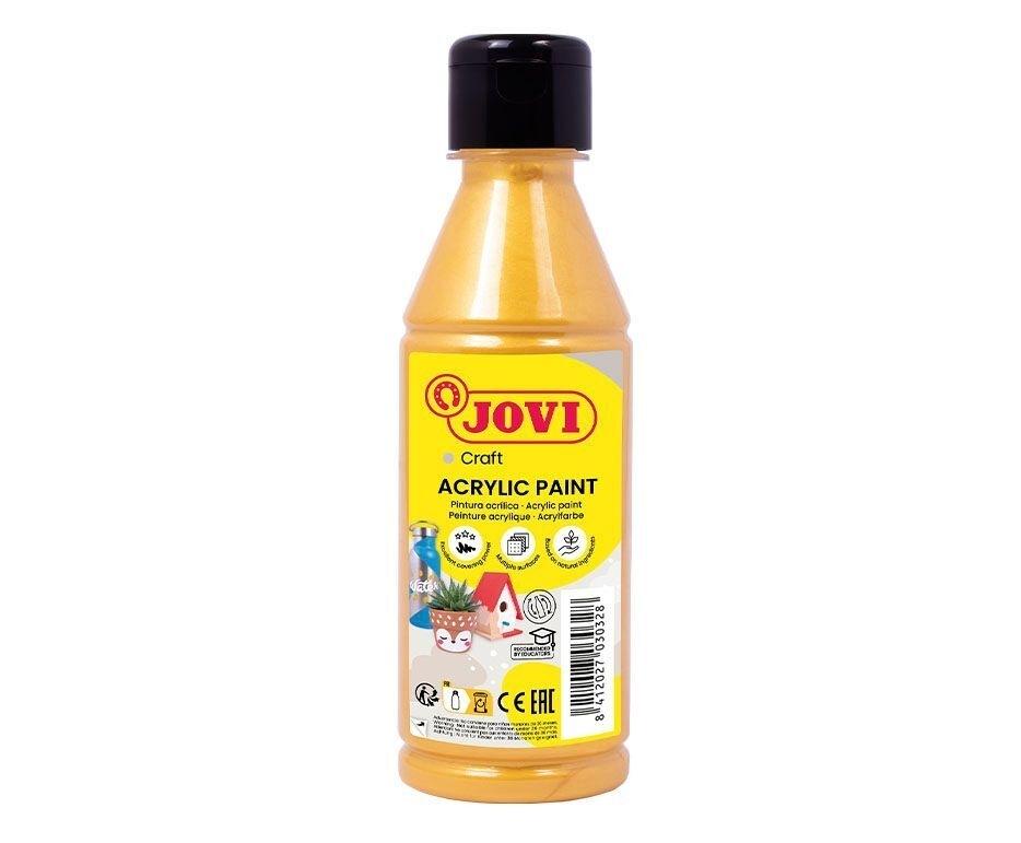 BOTELLA PINTURA ACRILICA JOVI 250 ML DORADA