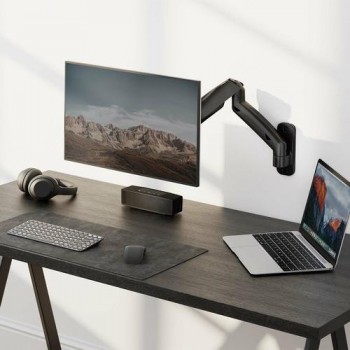 SOPORTE DE PARED AISENS PRO CONTRAPESO GIRATORIO E INCLINABLE PARA MONITOR/TV 9KG (3 PIVOTES, 1 BRAZO) DE 17-32 NEGRO