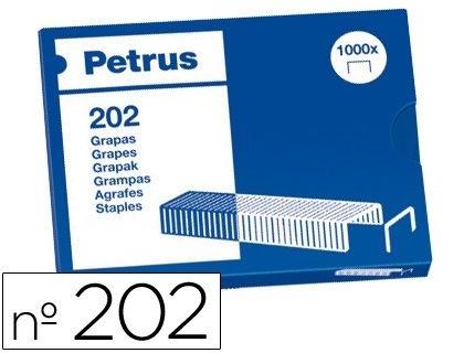 CAJA 1.000 GRAPAS BAMBINA PETRUS Nº 202