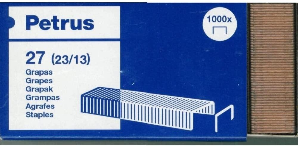 CAJA 1.000 GRAPAS PETRUS Nº 27 (23/13)